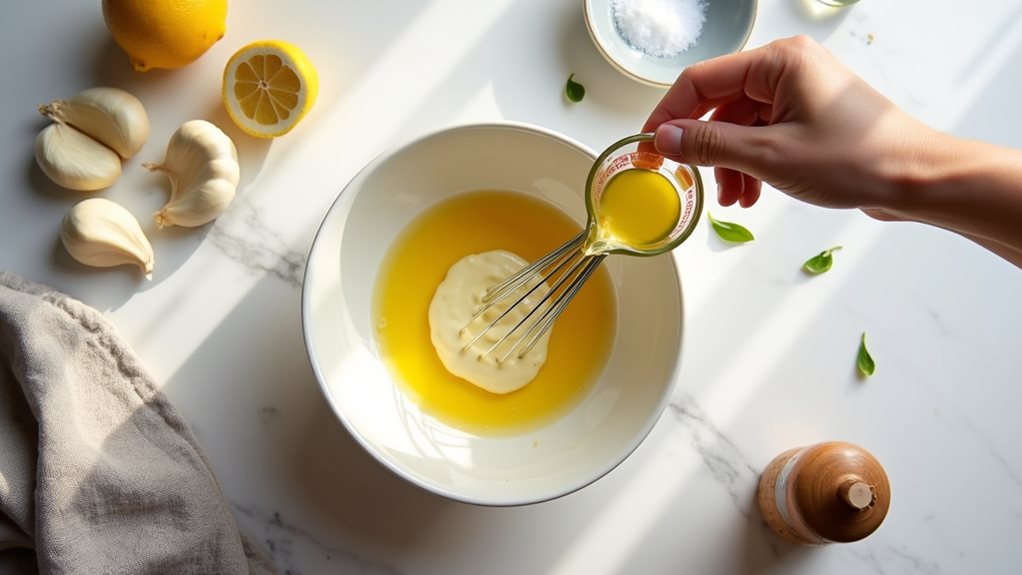 homemade creamy garlic aioli