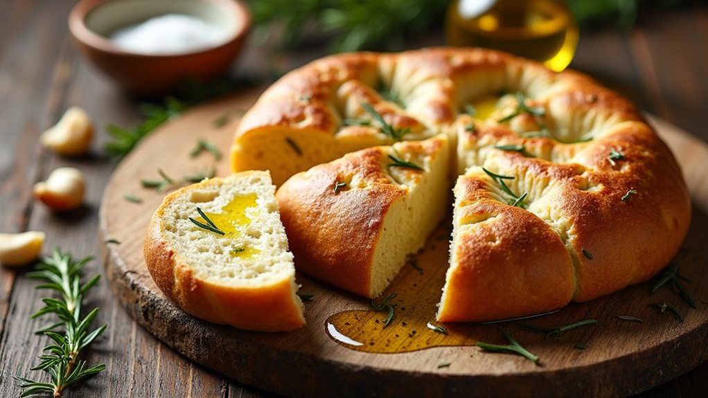 italian flatbread with toppings