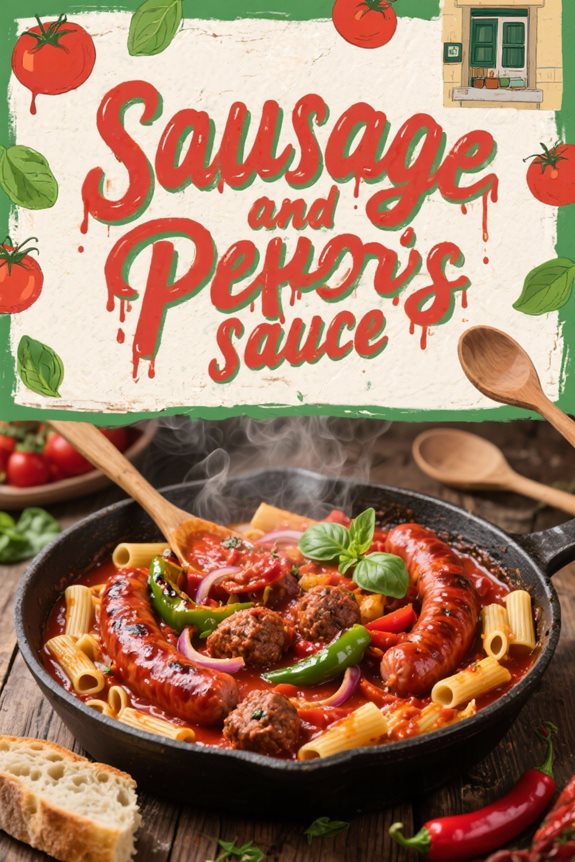 italian sausage pepper dish