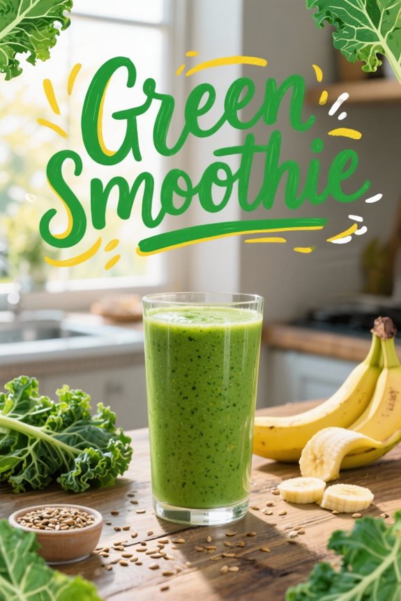 kale banana smoothie bliss