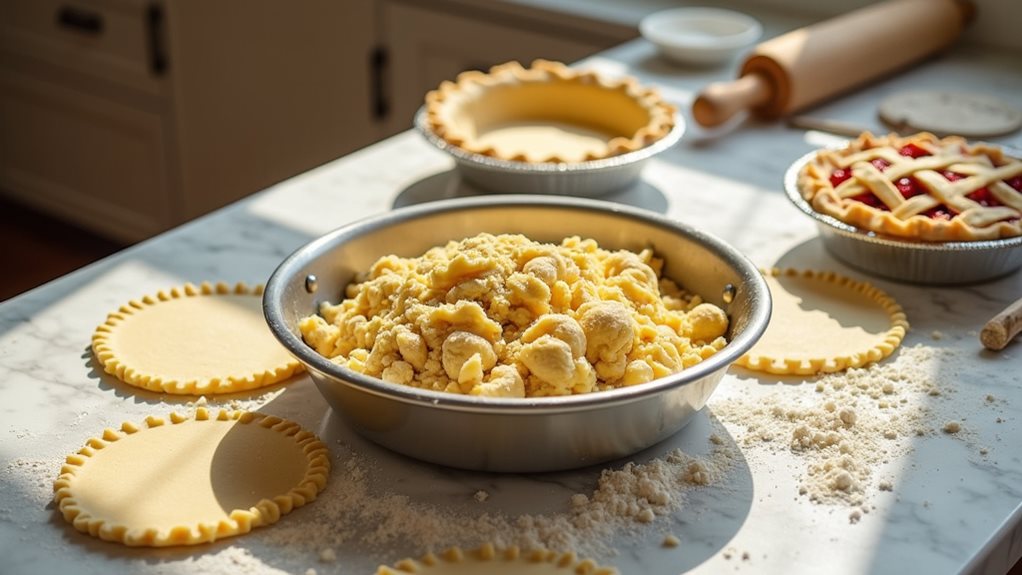 large quantity pie crust