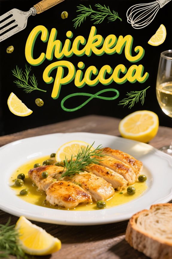 lemon dill chicken piccata recipe