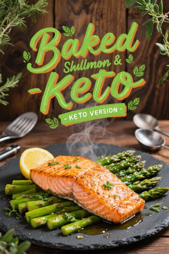 luxurious keto salmon dish