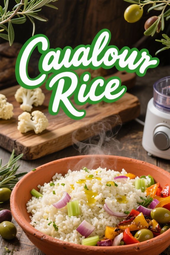 mediterranean cauliflower rice recipe