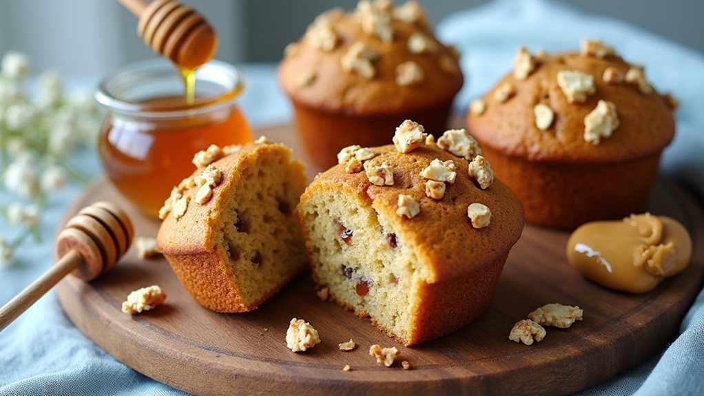 muffins with mixed ingredients