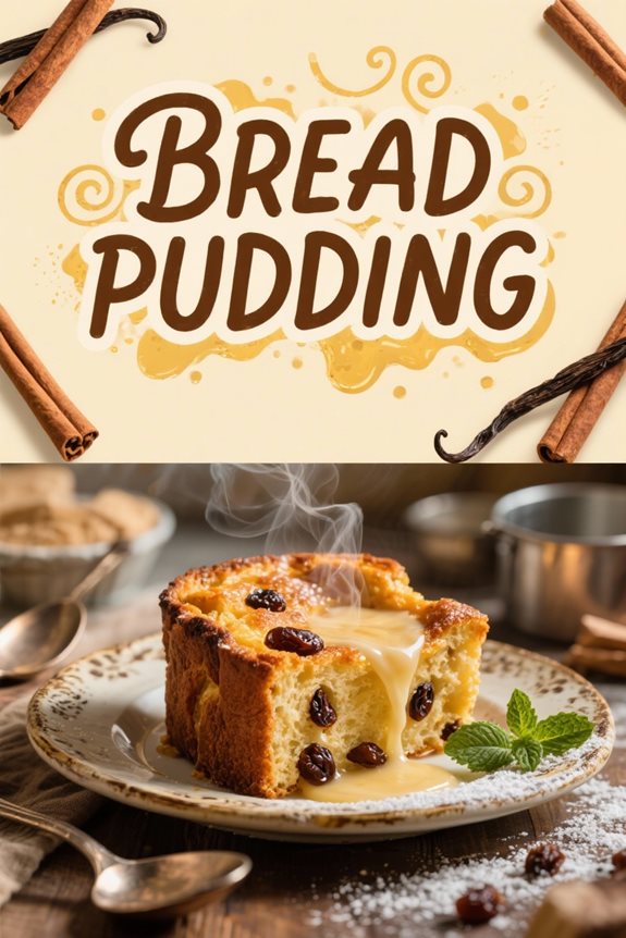 old fashioned bread pudding comfort