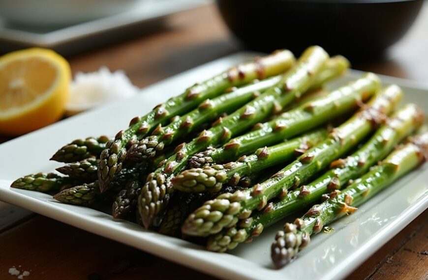 oven cooked tender asparagus spears