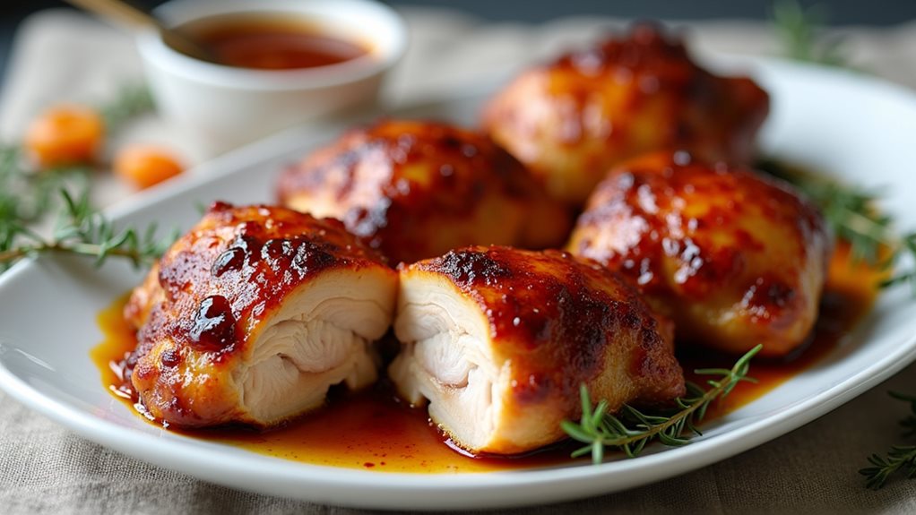 oven roasted chicken thighs