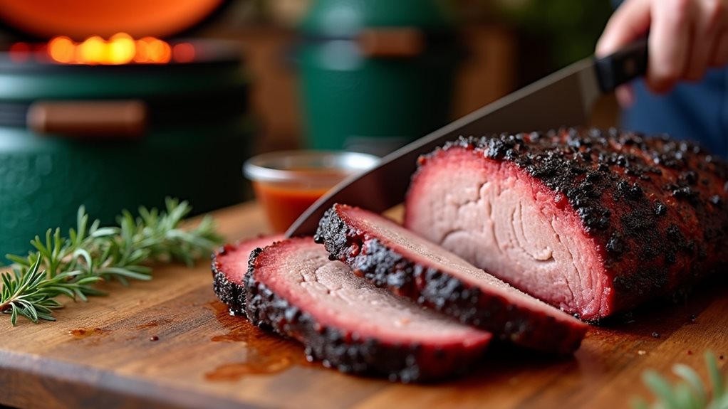 perfectly smoked bbq brisket