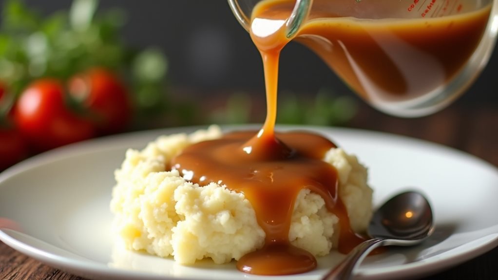 quick microwave savory gravy