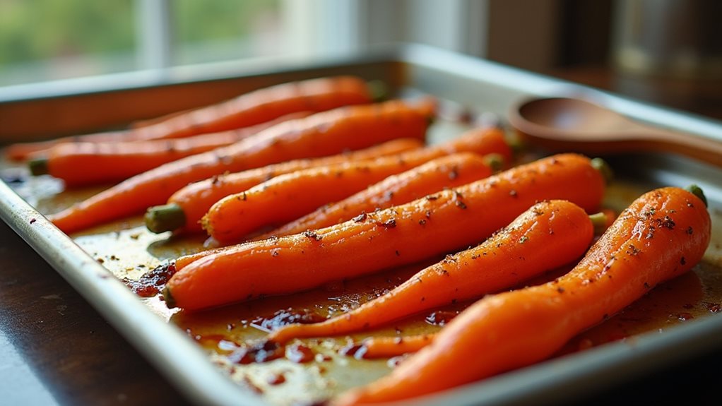 roasted buttery caramelized carrots
