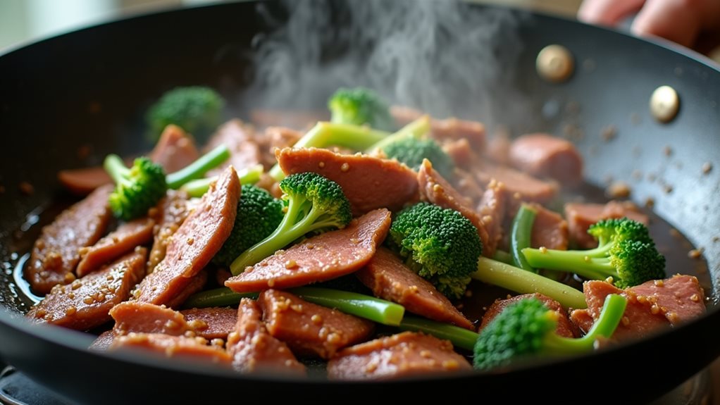 savory asian beef stir fry