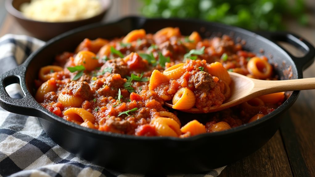 savory beef baked dish