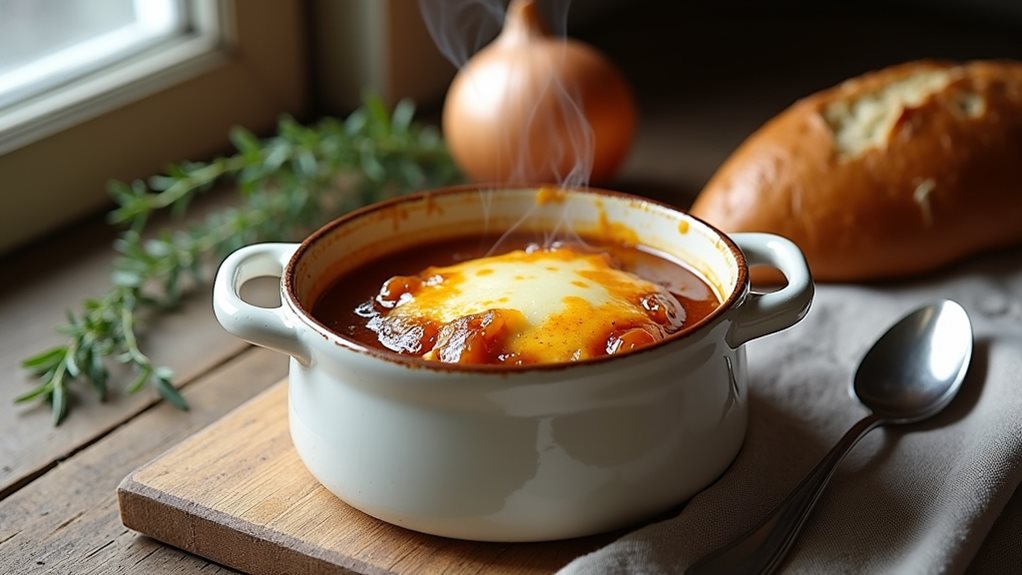 savory caramelized onion broth