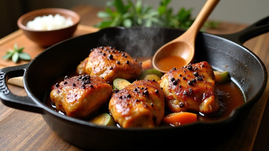 savory chicken adobo recipe