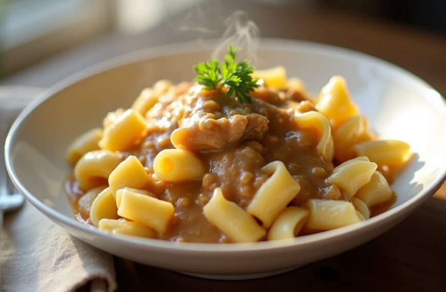 savory chicken noodle dish