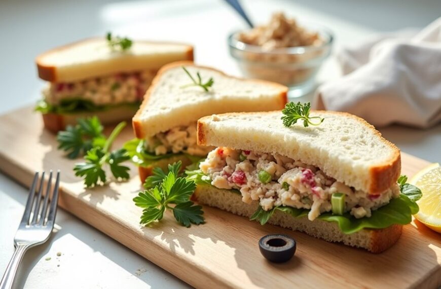 savory chicken salad sandwich