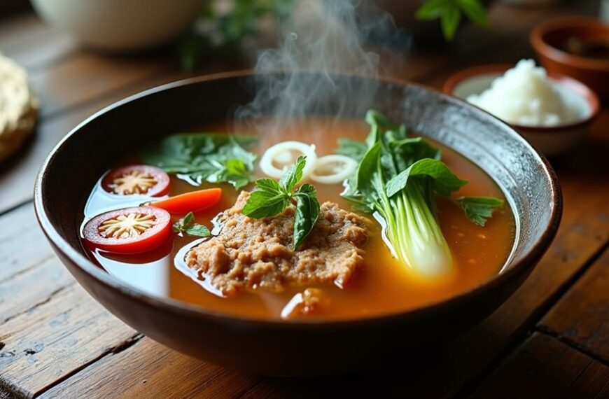 savory filipino sour soup
