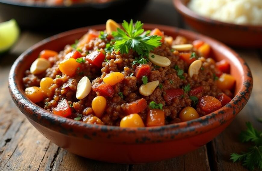 savory ground beef dish