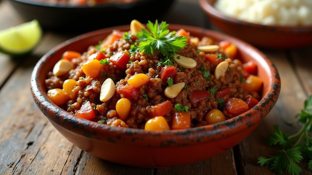 savory ground beef dish