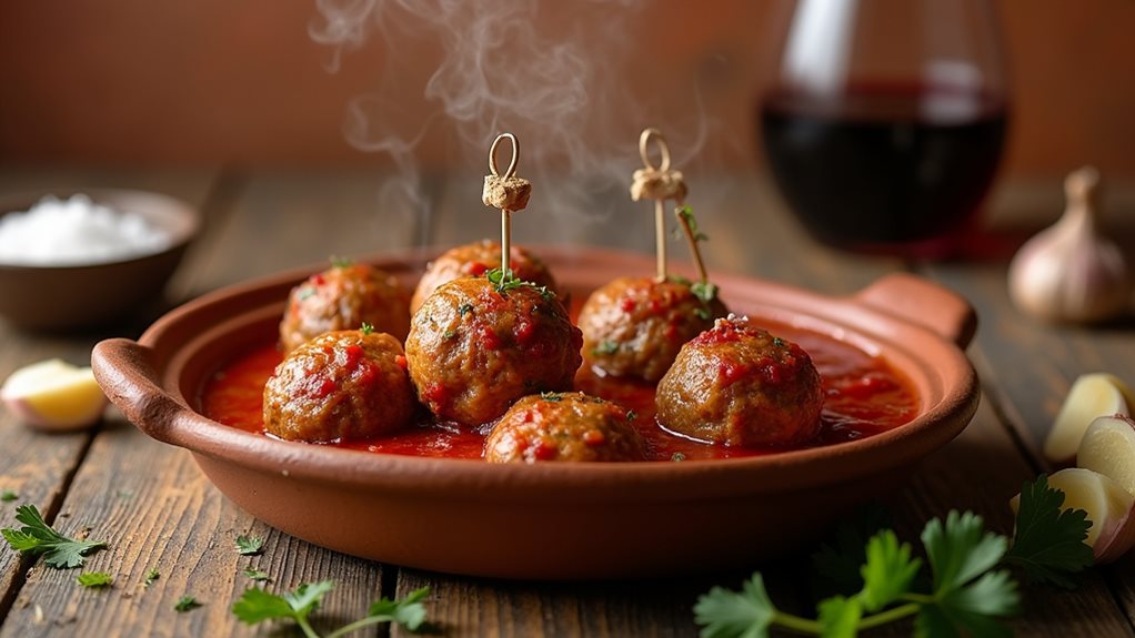 savory ground meat balls