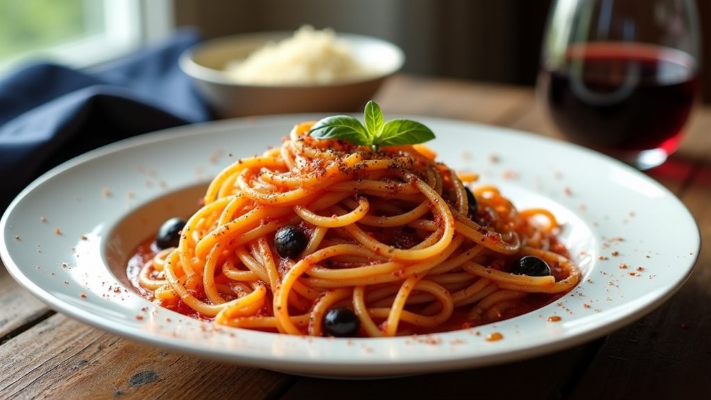 savory italian pasta dish