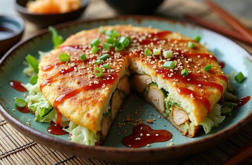 savory japanese pancake dish