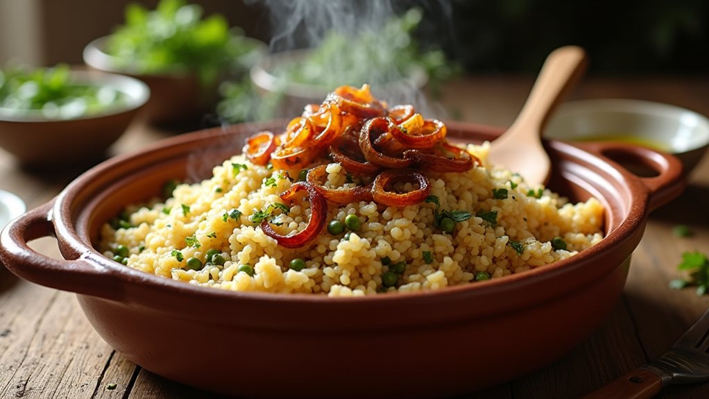 savory lentils and rice