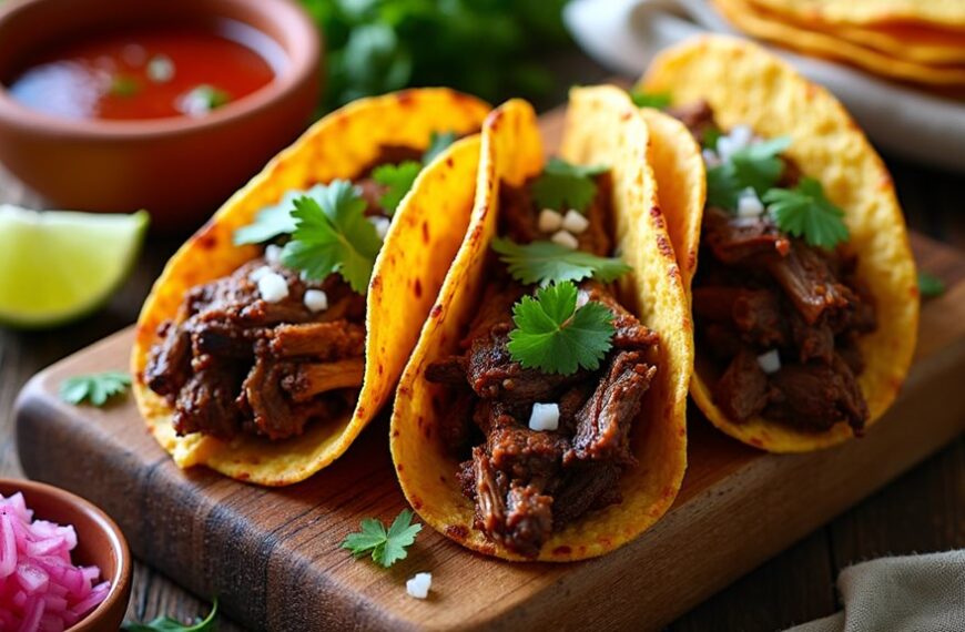 savory mexican meat tacos