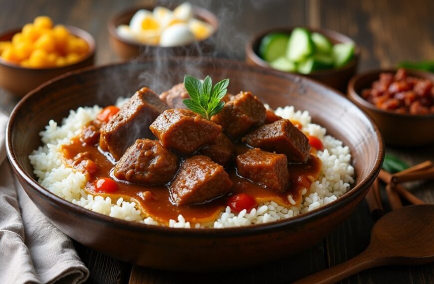 savory spiced beef dish