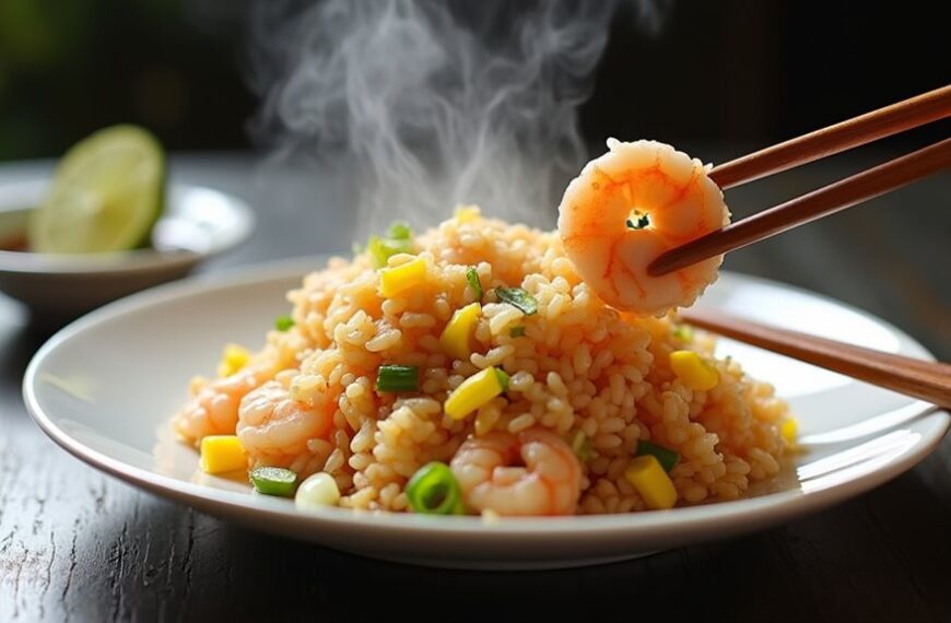 shrimp and rice dish