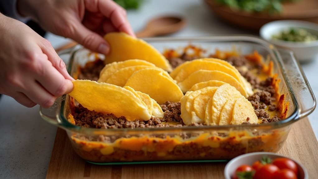 sizzling family enchilada bake