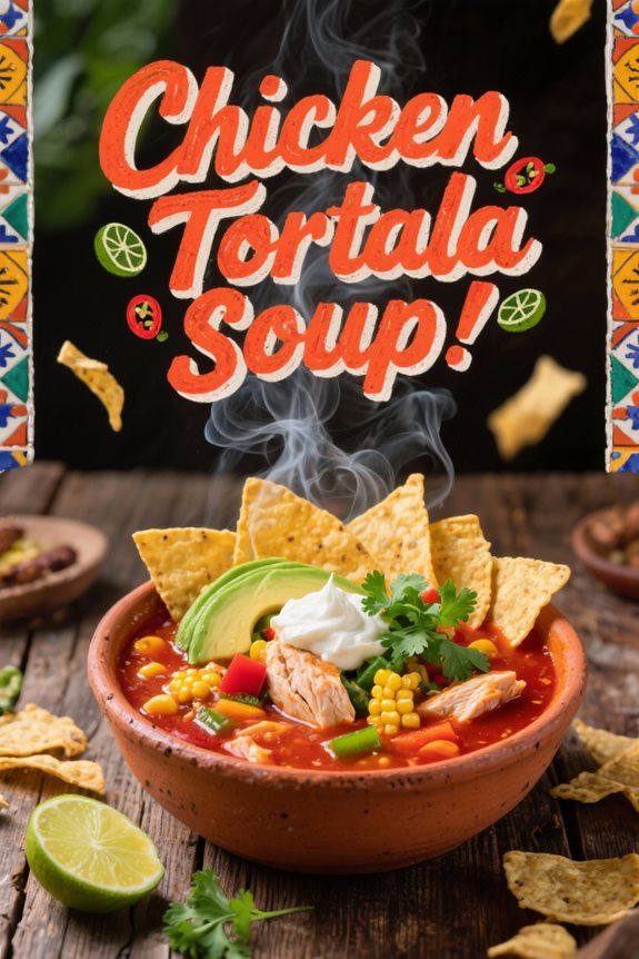 sizzling southwest chicken tortilla
