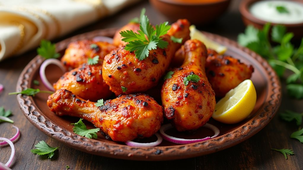 spiced grilled chicken dish