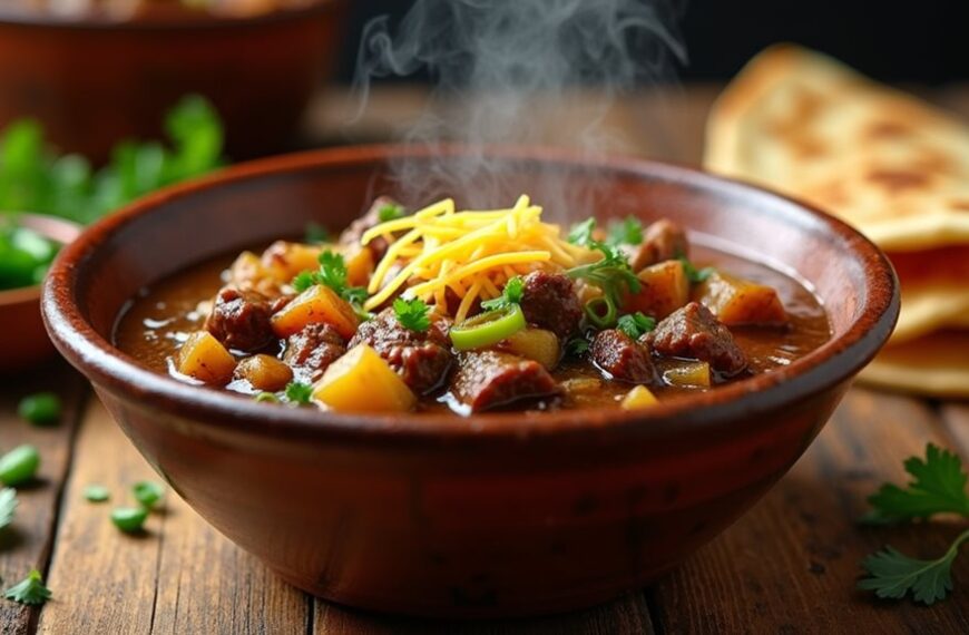 spicy beef and chile stew
