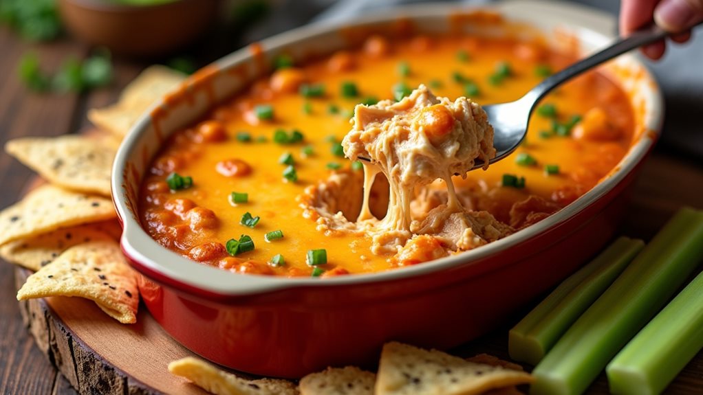 spicy creamy chicken dip