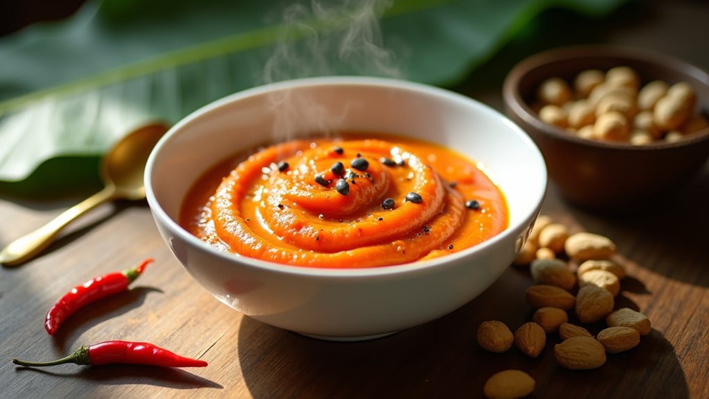 spicy nutty coconut dip