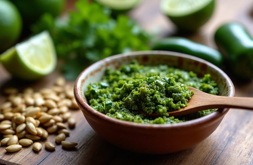 spicy pumpkin seed topping