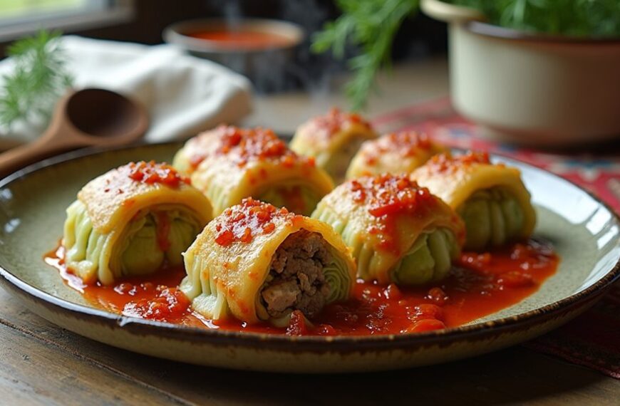 stuffed cabbage leaves recipe