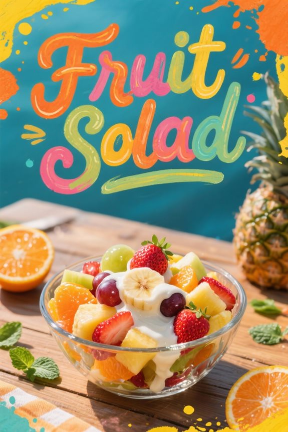sunny citrus fruit salad