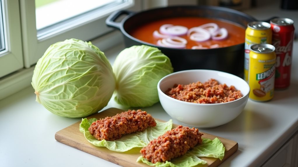 sweet and sour cabbage rolls