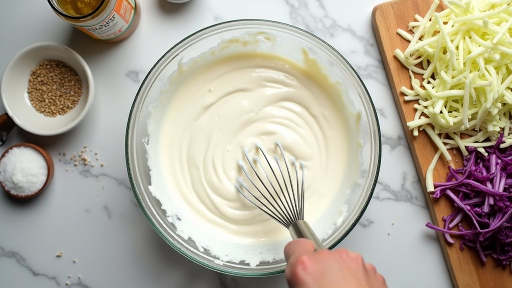 sweet and tangy coleslaw