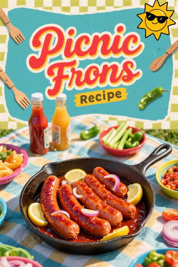 sweet and zesty franks