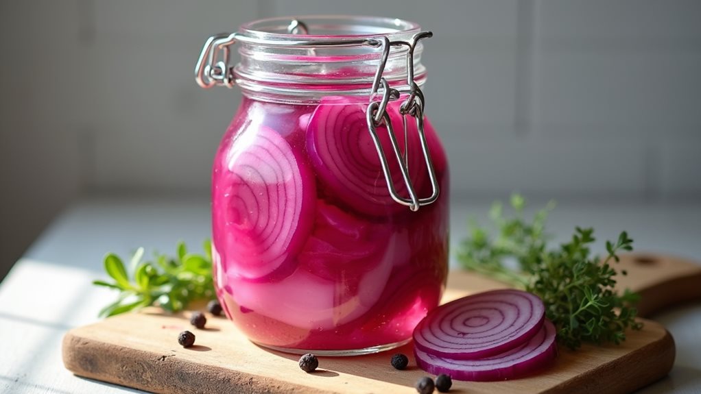 tangy fermented onion condiment
