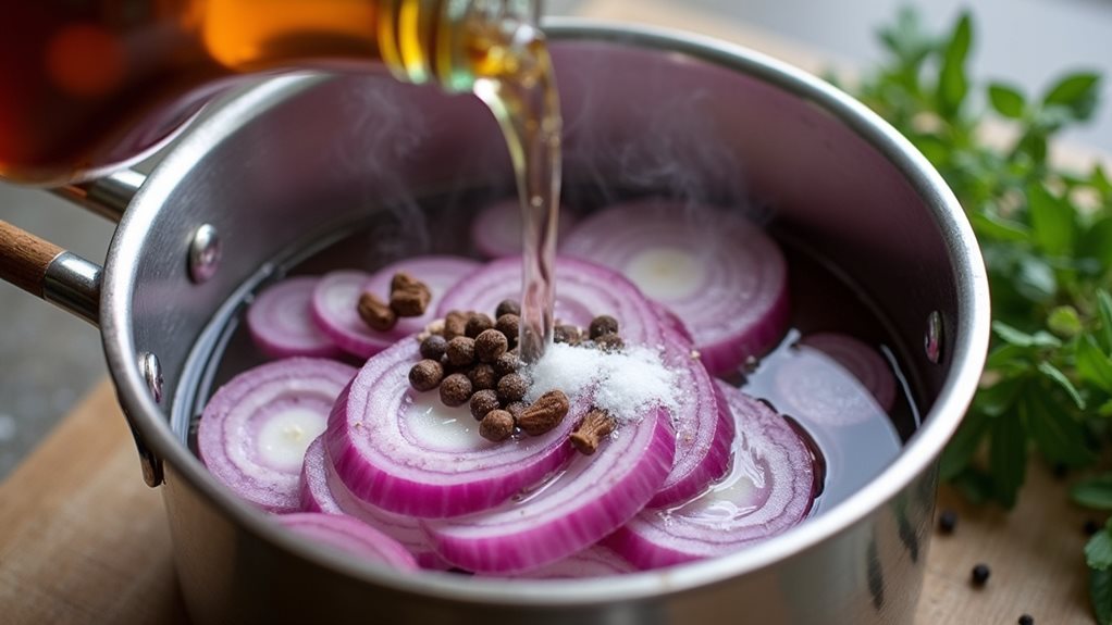 tangy pickled red onions