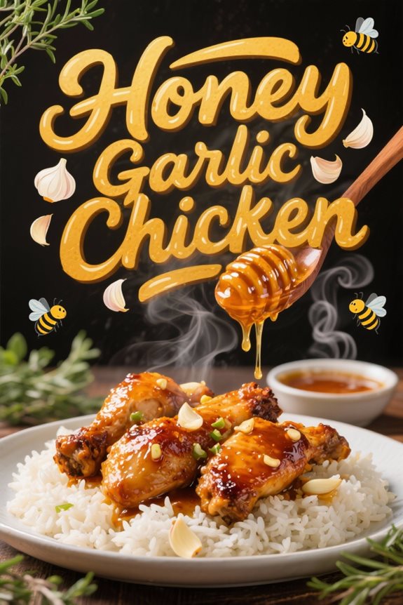 tangy sweet honey garlic chicken