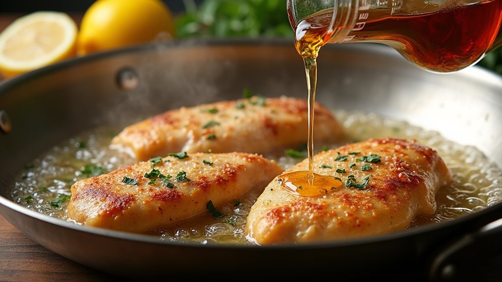 tender chicken in marsala