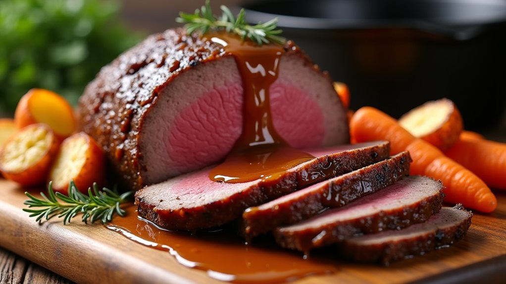 tender savory sliced beef