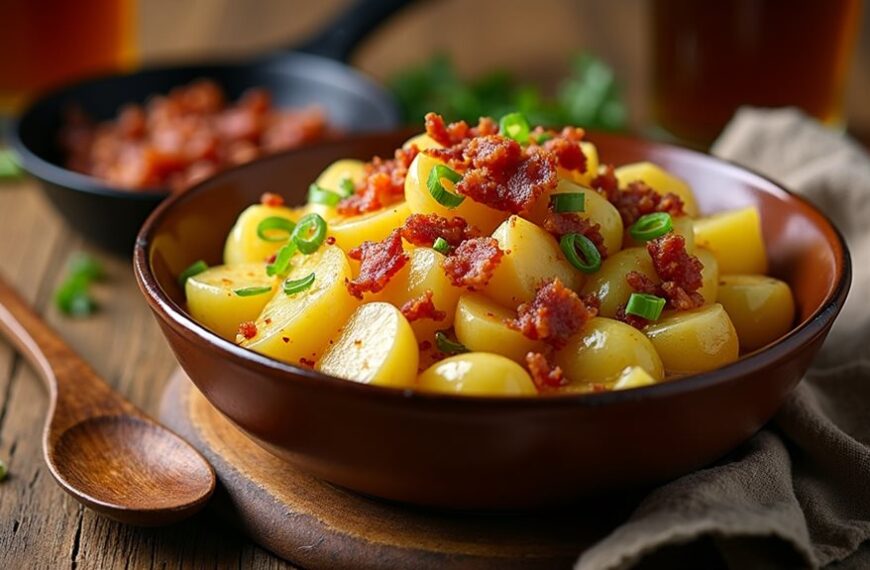 traditional warm potato salad