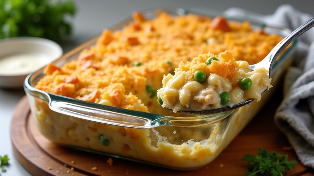 tuna casserole comfort food